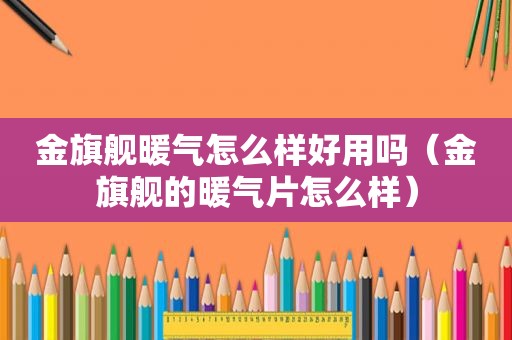 金旗舰暖气怎么样好用吗（金旗舰的暖气片怎么样）