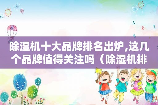 除湿机十大品牌排名出炉,这几个品牌值得关注吗（除湿机排名前十的品牌）