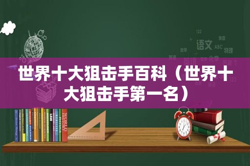 世界十大狙击手百科（世界十大狙击手第一名）