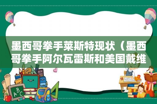 墨西哥拳手莱斯特现状（墨西哥拳手阿尔瓦雷斯和美国戴维斯是一个级别的吗?）