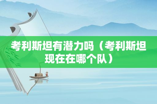 考利斯坦有潜力吗（考利斯坦现在在哪个队）