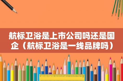 航标卫浴是上市公司吗还是国企（航标卫浴是一线品牌吗）