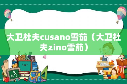 大卫杜夫cusano雪茄（大卫杜夫zino雪茄）