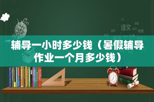 辅导一小时多少钱（暑假辅导作业一个月多少钱）