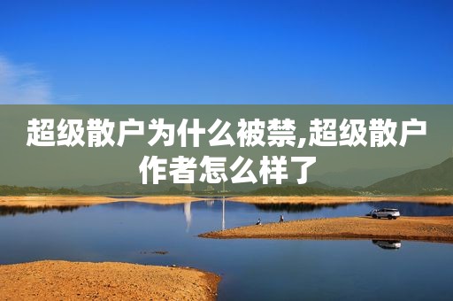 超级散户为什么被禁,超级散户作者怎么样了