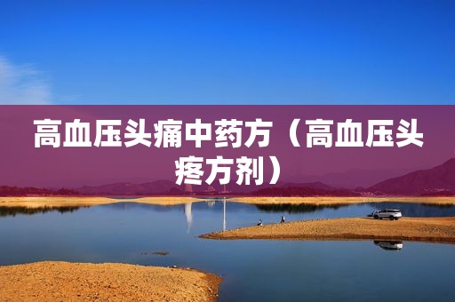 高血压头痛中药方（高血压头疼方剂）