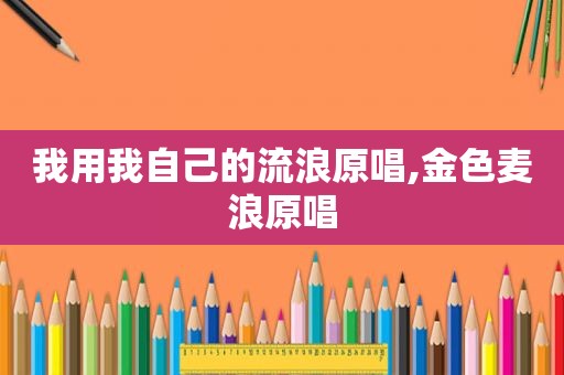 我用我自己的流浪原唱,金色麦浪原唱