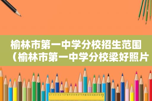 榆林市第一中学分校招生范围（榆林市第一中学分校梁好照片）