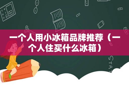 一个人用小冰箱品牌推荐（一个人住买什么冰箱）