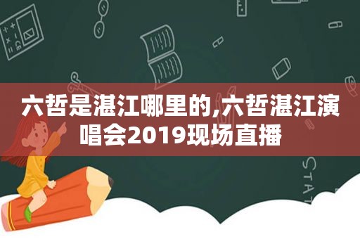 六哲是湛江哪里的,六哲湛江演唱会2019现场直播
