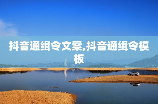 抖音通缉令文案,抖音通缉令模板