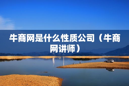 牛商网是什么性质公司（牛商网讲师）