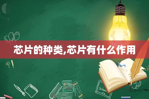 芯片的种类,芯片有什么作用