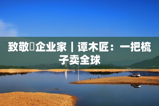 致敬▪企业家｜谭木匠：一把梳子卖全球