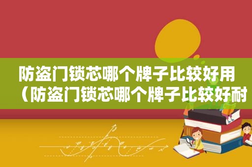 防盗门锁芯哪个牌子比较好用（防盗门锁芯哪个牌子比较好耐用）