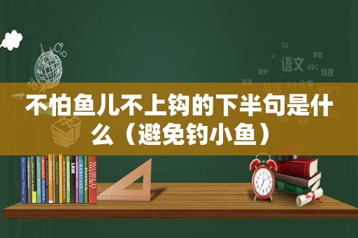 不怕鱼儿不上钩的下半句是什么（避免钓小鱼）