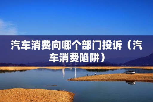 汽车消费向哪个部门投诉（汽车消费陷阱）