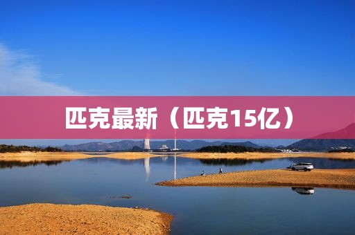 匹克最新（匹克15亿）