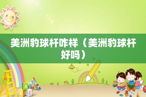 美洲豹球杆咋样（美洲豹球杆好吗）
