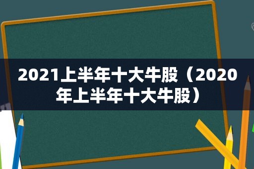 2021上半年十大牛股（2020年上半年十大牛股）