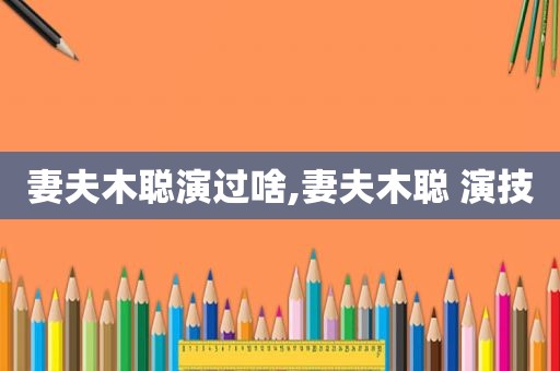 妻夫木聪演过啥,妻夫木聪 演技
