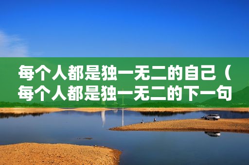 每个人都是独一无二的自己（每个人都是独一无二的下一句）