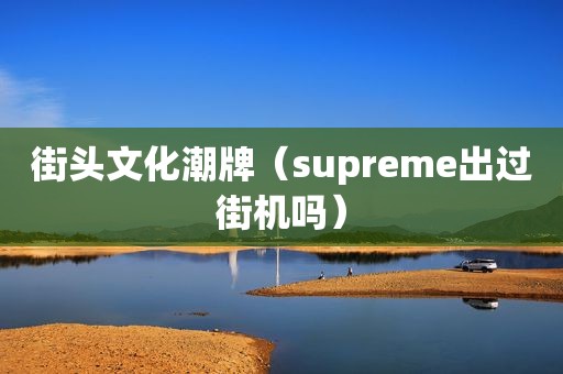 街头文化潮牌（supreme出过街机吗）