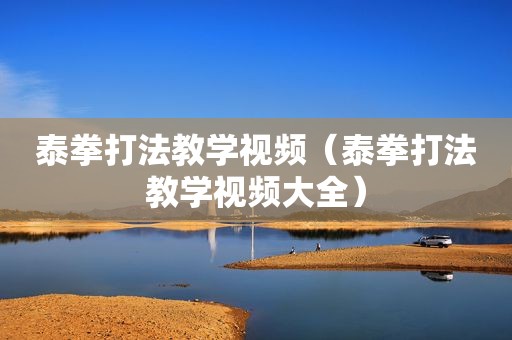 泰拳打法教学视频（泰拳打法教学视频大全）