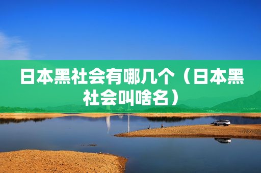 日本黑社会有哪几个（日本黑社会叫啥名）