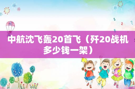 中航沈飞轰20首飞（歼20战机多少钱一架）