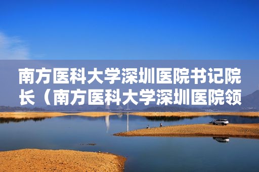 南方医科大学深圳医院书记院长（南方医科大学深圳医院领导班子）