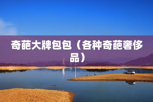 奇葩大牌包包（各种奇葩奢侈品）