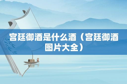 宫廷御酒是什么酒（宫廷御酒图片大全）