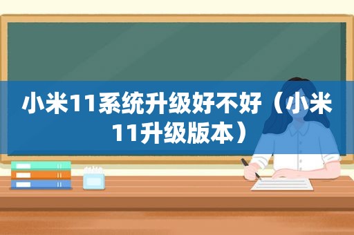 小米11系统升级好不好（小米11升级版本）