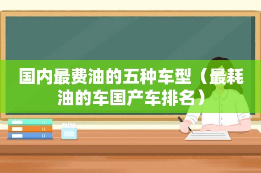 国内最费油的五种车型（最耗油的车国产车排名）