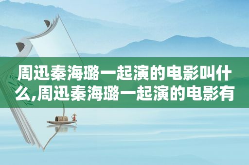 周迅秦海璐一起演的电影叫什么,周迅秦海璐一起演的电影有哪些