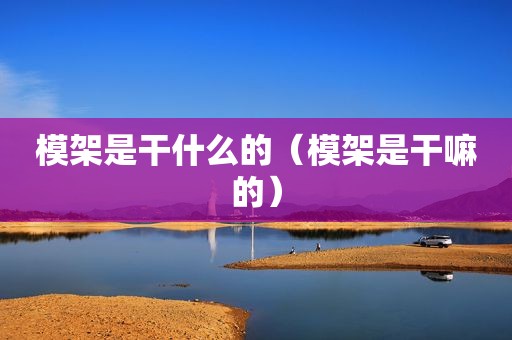 模架是干什么的（模架是干嘛的）