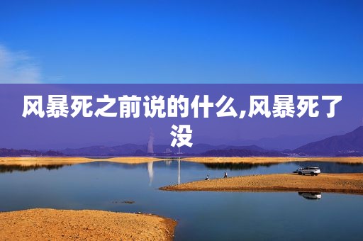 风暴死之前说的什么,风暴死了没