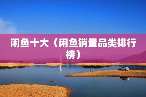 闲鱼十大（闲鱼销量品类排行榜）