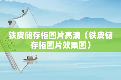 铁皮储存柜图片高清（铁皮储存柜图片效果图）