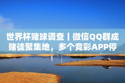 世界杯赌球调查丨微信QQ群成赌徒聚集地，多个 *** APP停售  第1张