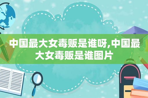 中国最大女毒贩是谁呀,中国最大女毒贩是谁图片