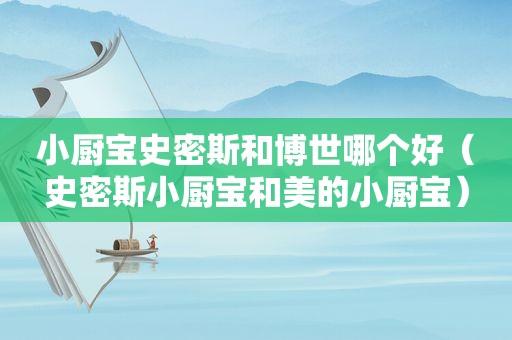 小厨宝史密斯和博世哪个好（史密斯小厨宝和美的小厨宝）