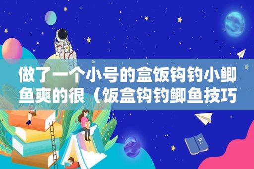 做了一个小号的盒饭钩钓小鲫鱼爽的很（饭盒钩钓鲫鱼技巧）
