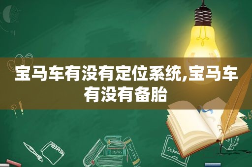 宝马车有没有定位系统,宝马车有没有备胎