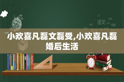 小欢喜凡磊文磊受,小欢喜凡磊婚后生活