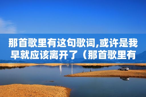 那首歌里有这句歌词,或许是我早就应该离开了（那首歌里有这句歌词）