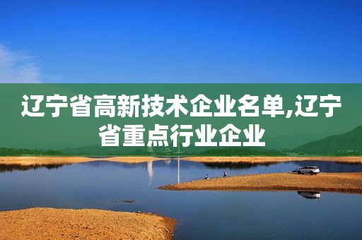 辽宁省高新技术企业名单,辽宁省重点行业企业