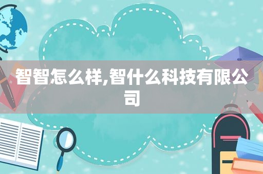 智智怎么样,智什么科技有限公司