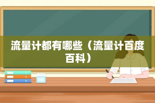 流量计都有哪些（流量计百度百科）